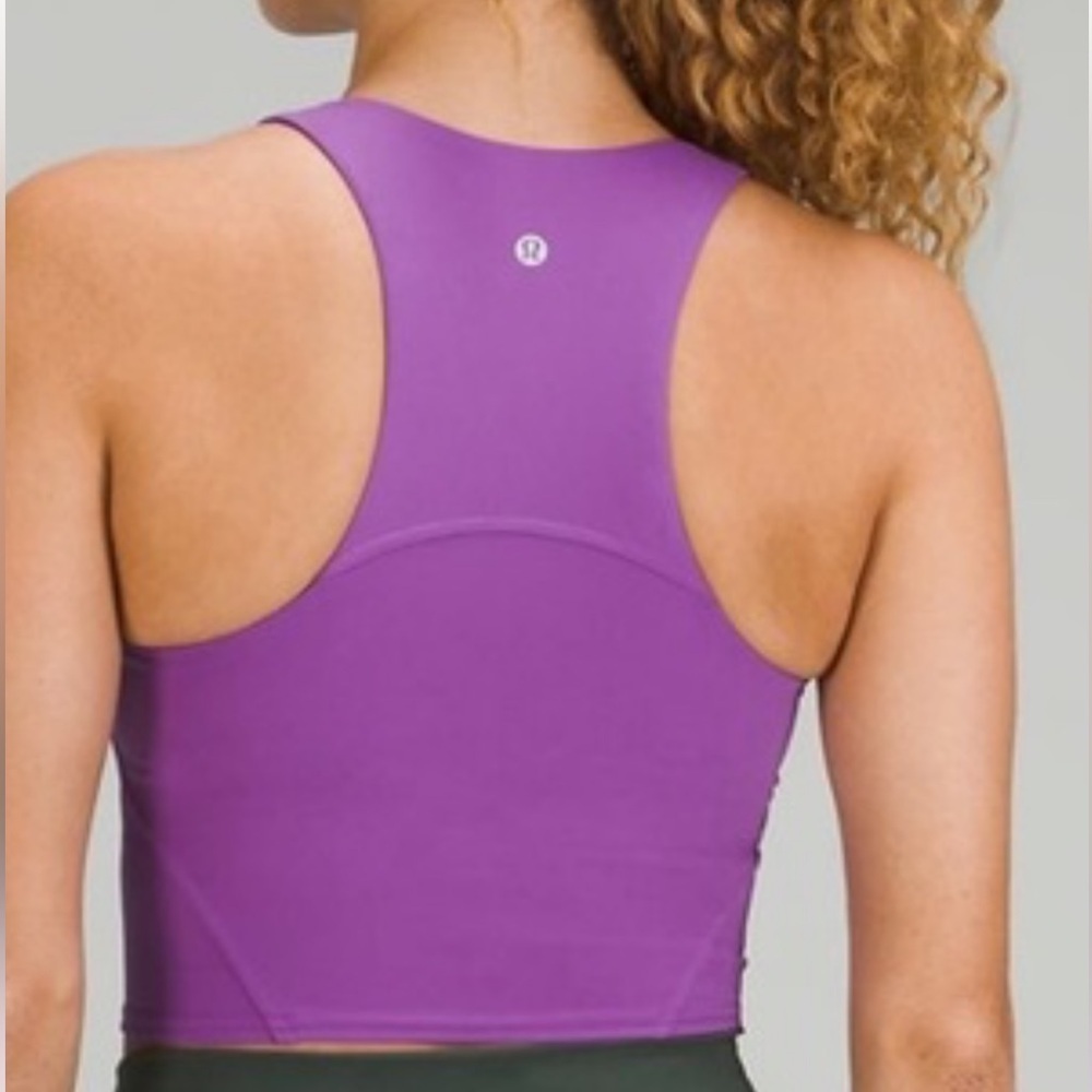 LULULEMON INVIGORATE TRAIN TANK SIZE 4 PURPLE COLOR NWT